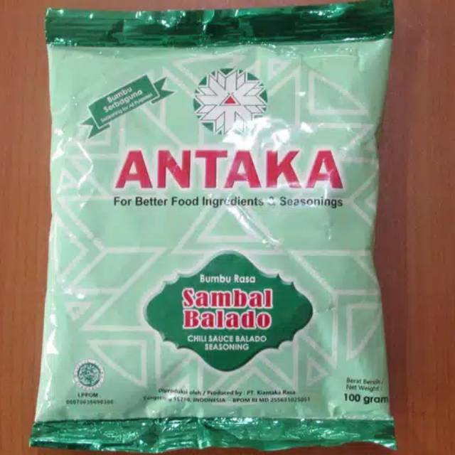 

Antaka sambal balado bumbu tabur 100gr