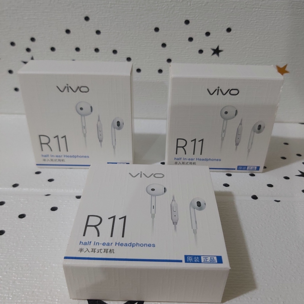 HEADSET VIVO ORIGINAL R11-EARPHONE VIVO ORIGINAL R11