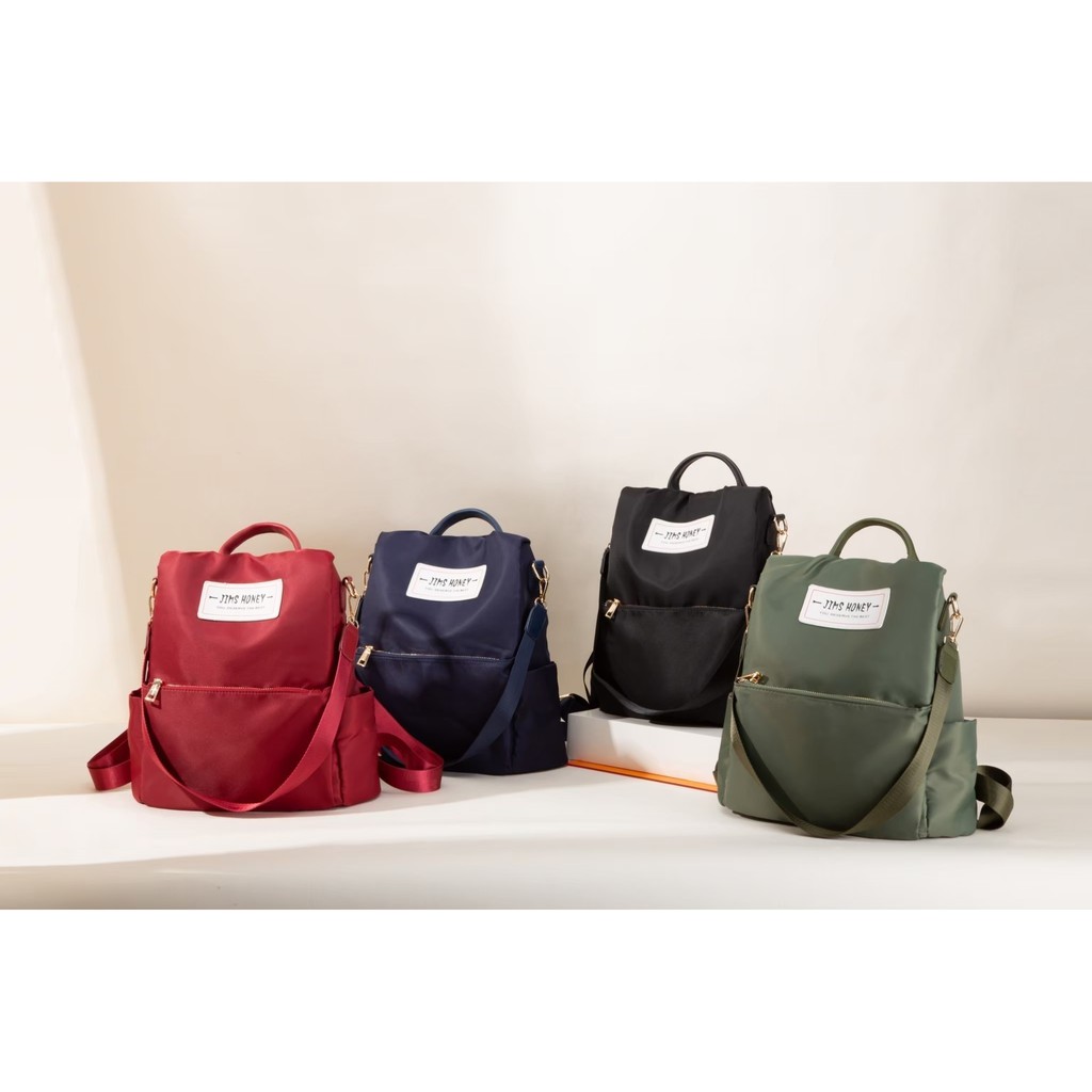 GODIVA BACKPACK ORI JIMS HONEY TAS RANSEL WANITA IMPOR WATERPROOF ANTI MALING