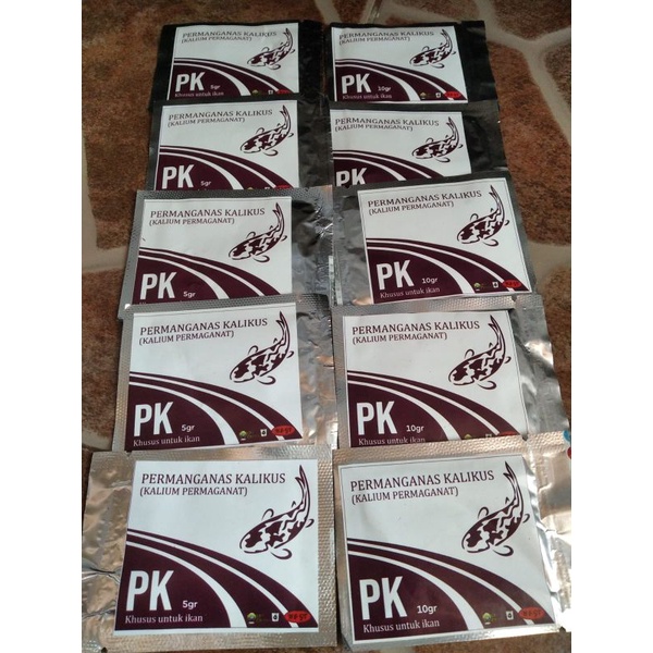 PK Obat Ikan Luka 5/10 gr PK obat ikan anti jamur