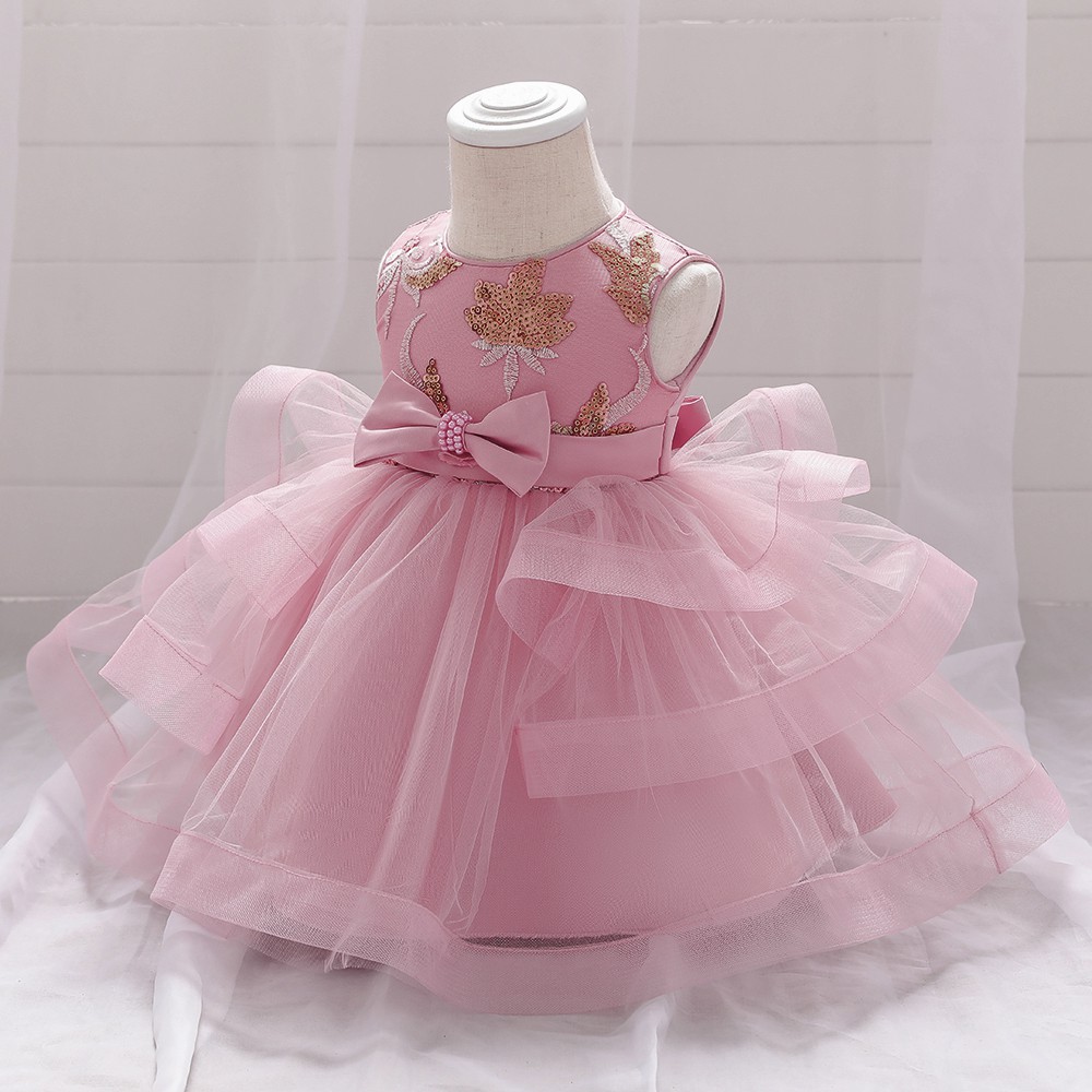 [Brandedbaby] 6M-2T DRESS PESTA BAYI /DRESS ULANG TAHUN / PARTY DRESS BAYI / TUTU BAYI PINK MERAH