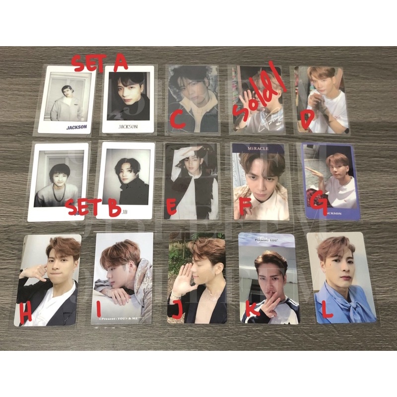 GOT7 Jackson & JB Photocard PC