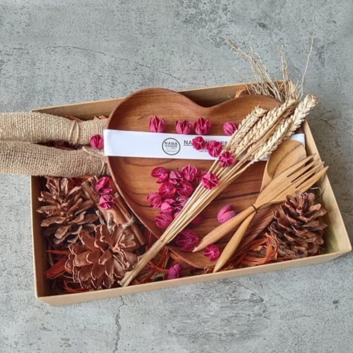 Paket Properti Foto Produk Makanan / Background Foto Rustic Amora