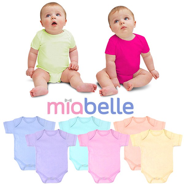 Miabelle Bodysuit Set 3 Buah - Ocean Sky