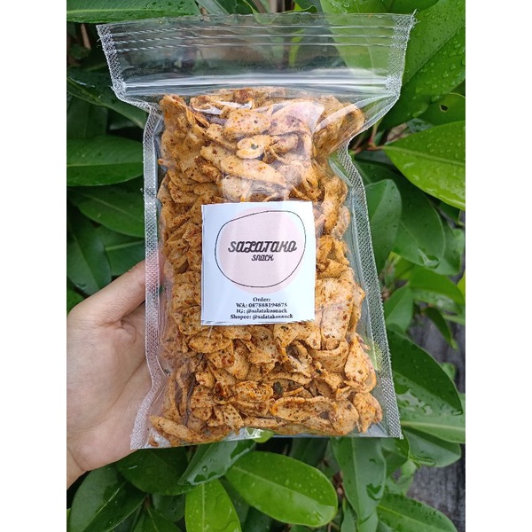 

otak otak crispy daun jeruk ukuran 1kg