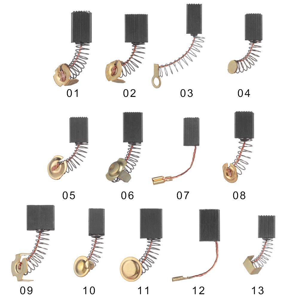 Populer 2Pcs Bor Mini Kualitas Tinggi Rotary Tool Hand Tools Generik Carbon Brushes