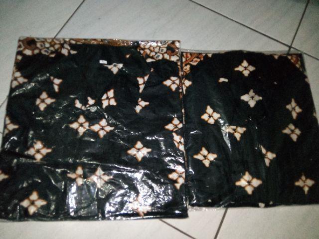 Batik Pria Wanita Lengan Panjang Batik Azmil Hrb026 Motif Keratonan Kode 002 Size M L Xl Xxl Reguler