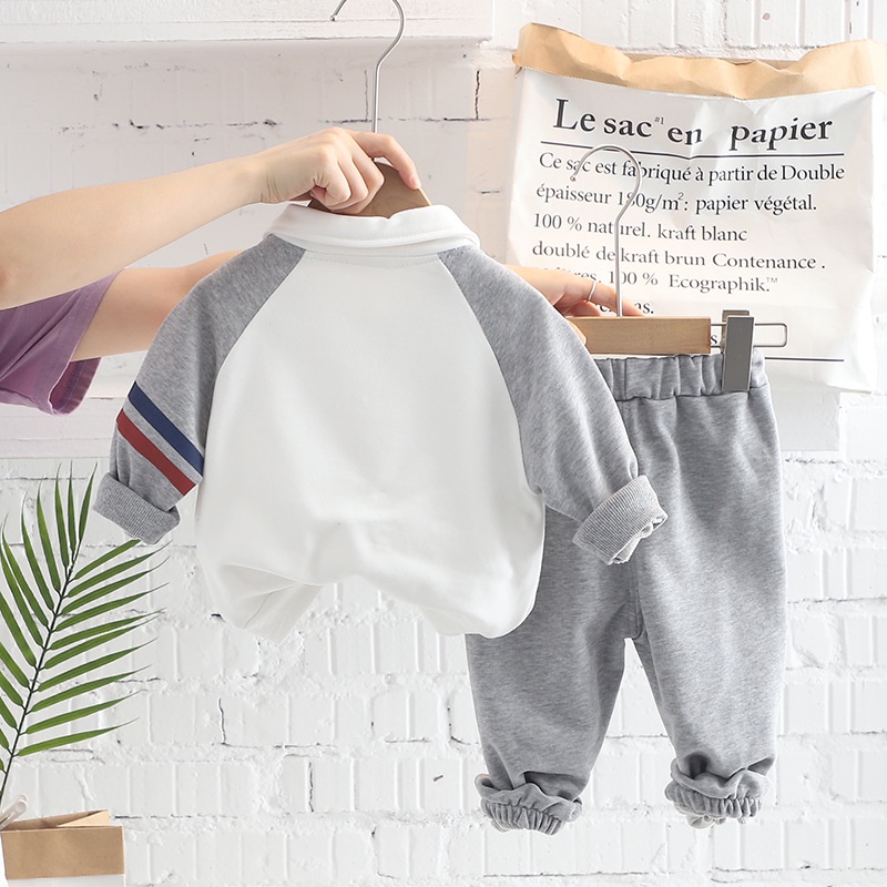 Setelan Anak Laki Laki Sporty Casual LIONEL Pakaian Anak Set 2in1 Korean Style Import