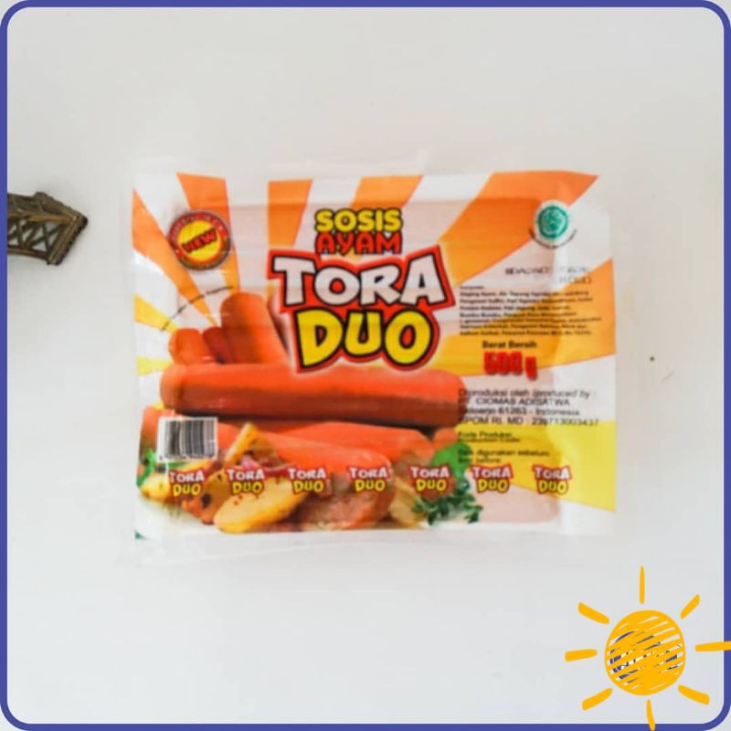 

ADDRIELLA - TORA DUO SOSIS AYAM MERAH 500gr | TORA DUO/FROZENFOOD/FROZENFOOD MURAH