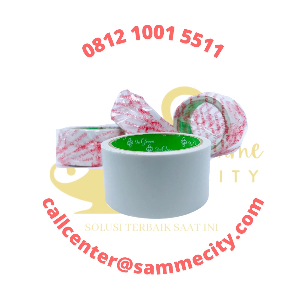 

DOUBLE TAPE KERTAS 48mm / 24mm /12mm × 10m