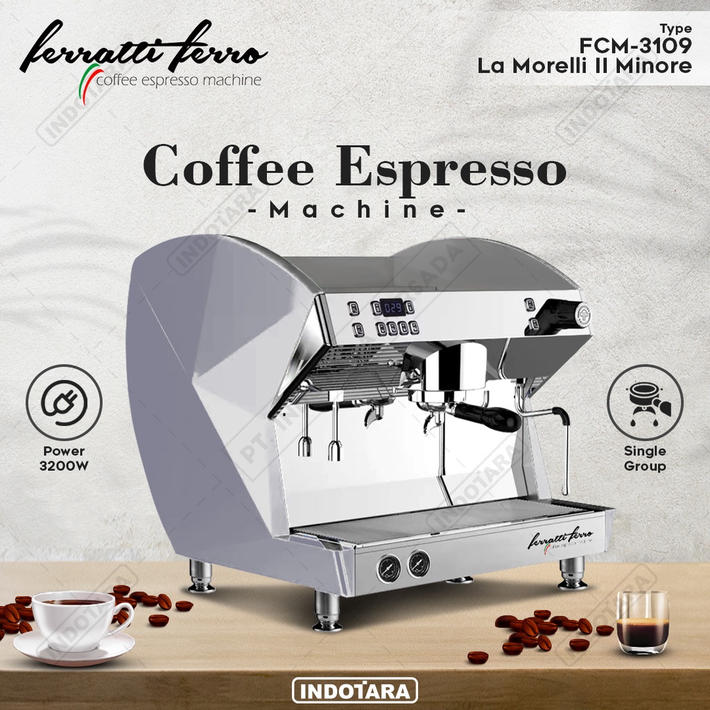 Mesin Kopi Espresso Ferratti Ferro FCM3109 La Morelli II Minore