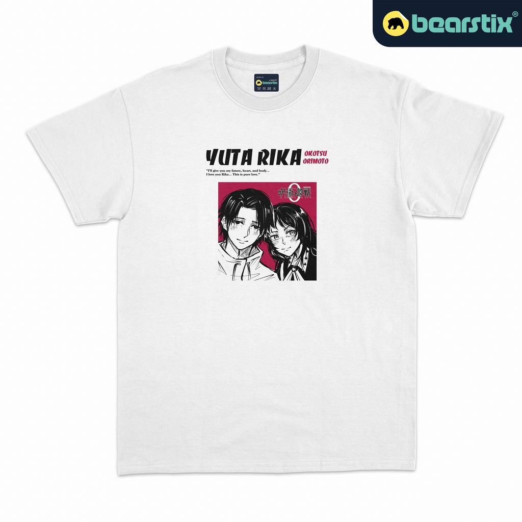 BEARSTIX - Tshirt Yuta Rika - Kaos Yuta Okotsu Rika Orimoto - Kaos Jujutsu Kaisen 0