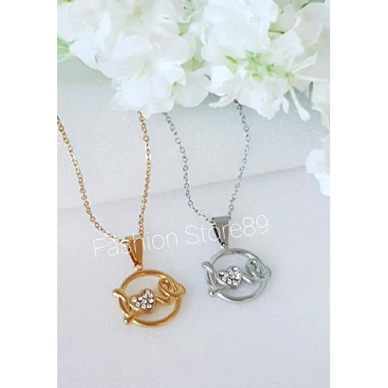 New Kalung Love dalam Lingkar titanium gold silver Antikarat bestquality import