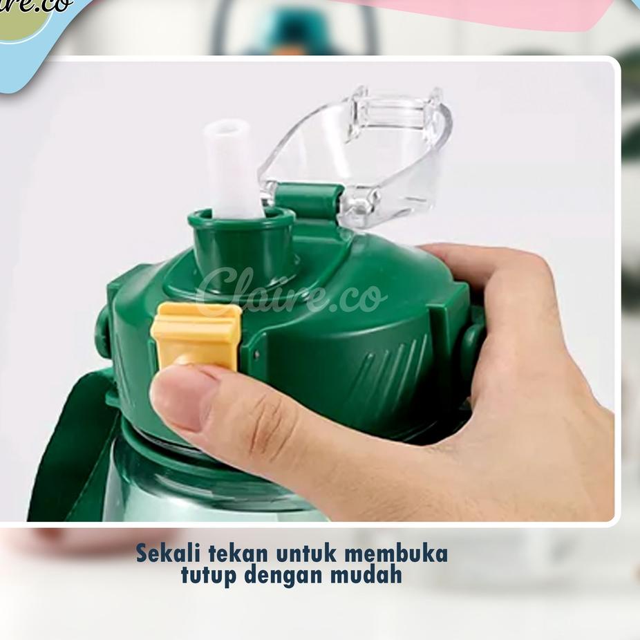 BOTOL MINUM VIRAL POLOS / BOTOL MINUM FREE STIKER / BOTOL MINUM BPA FREE