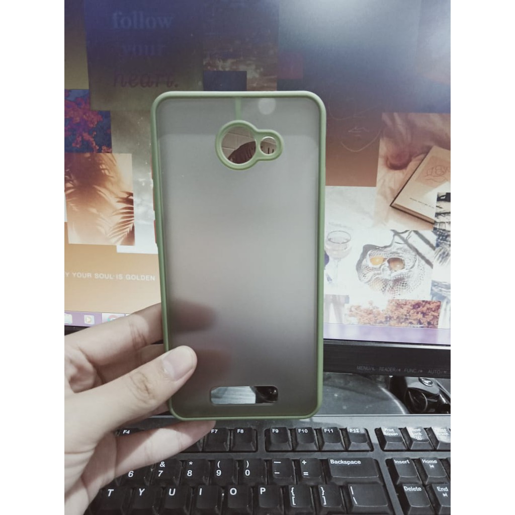 Bumper AERO CASE Andromax A A16C3H Smartfren Andromax B Hardcase My Choice List Warna Matte