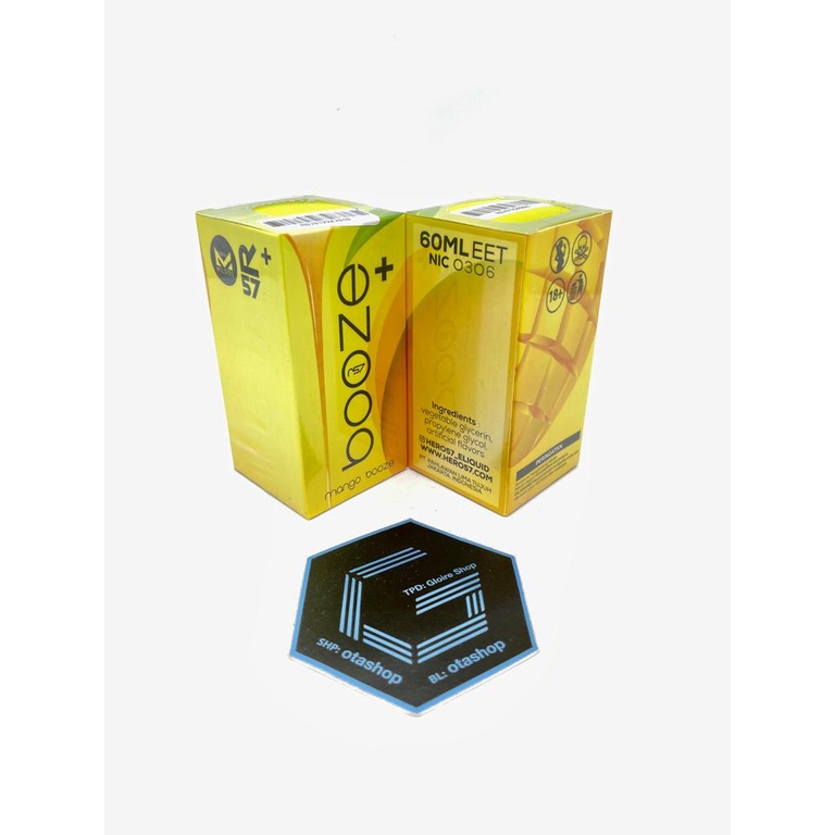 Liquid Booze MANGO 60ML Booze+ MANGO by R57 x Mildos Vape Vapor