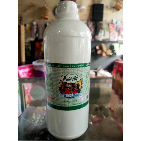 obat ikan anti chlorine 1 liter anti klorin-raid all