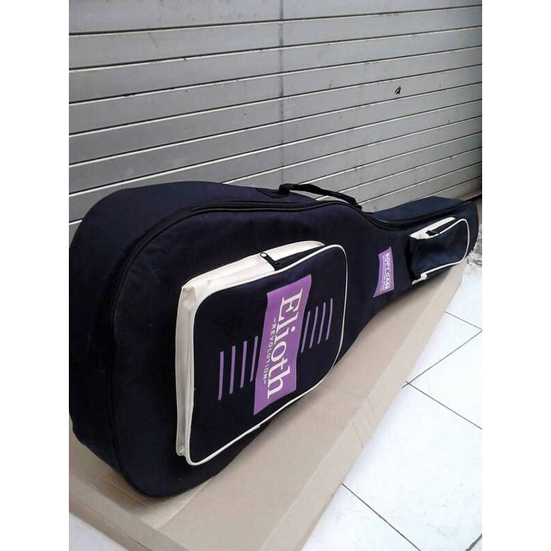 gigbag gitar akustik jumbo merk elioth