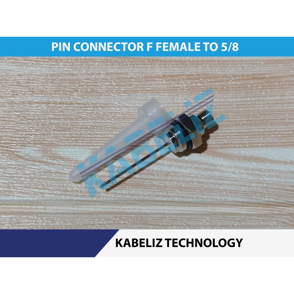 Pin connector F female to konnektor 5 per 8 ecer