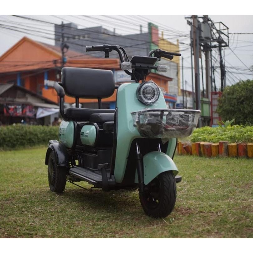 Sepeda Listrik Electric Bike 3 Roda U-WINFLY 500W , Sepeda Listrik 3 Roda Murah Garansi Resmi