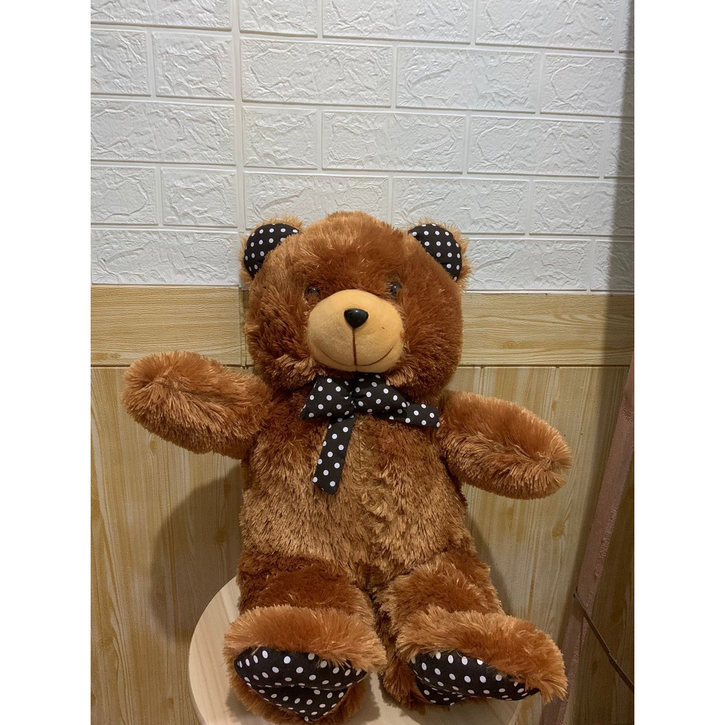 BONEKA TEDDY BEAR POLOSAN L |  BERUANG BESAR | BONEKA TEDDY BEAR 60 CM | TEDDY BEAR MURAH 60 CM