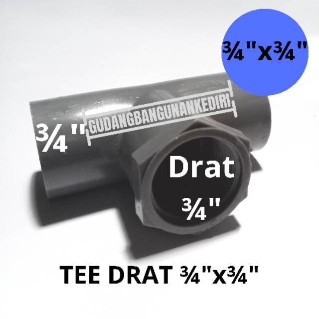 Tee drat 3/4&quot; JAYA | T drat 3/4&quot; | faucet tee