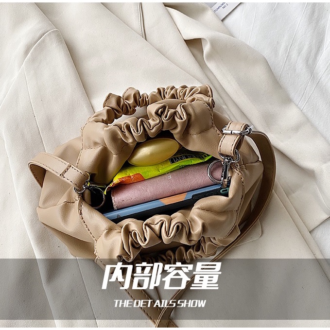 BJ81793 - BLACK/GREEN/KHAKI/WHITE - TAS SERUT KERUT UNIK BEST SELLER IMPORT TAS WANITA FASHION IMPORT MODIS ELEGAN TERMURAH TERLARIS TERBARU BAGSTORE JAKARTA TAS BATAM GT1793