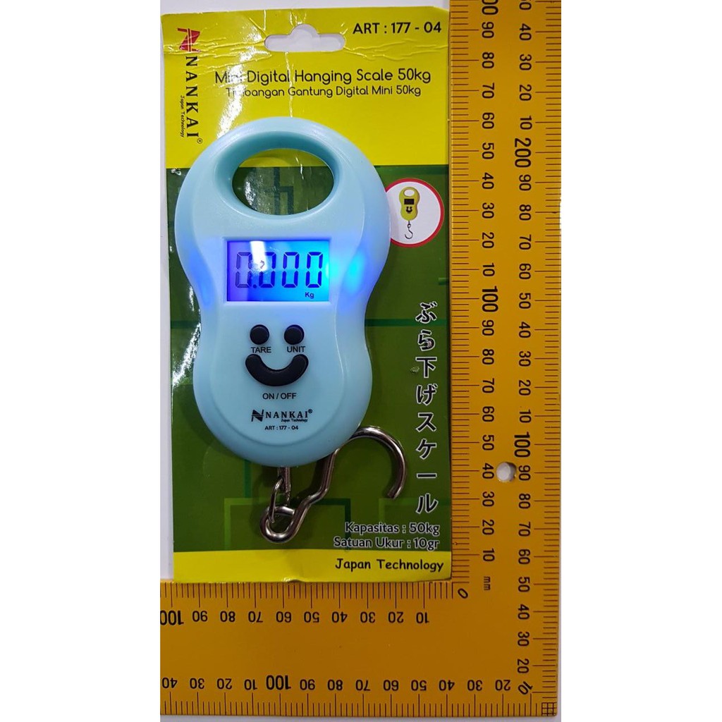 Timbangan JAPAN Gantung 50 kg Mini Digital Portable Electronic Scale TIMBANGAN GANTUNG KOPER DIGITAL SERBA GUNA - MINI PORTABLE DIGI SCALE wh-a08 50kg