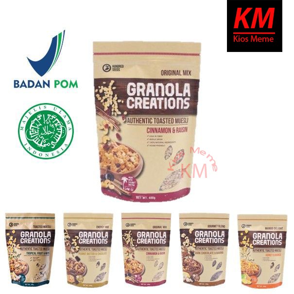 

Granola Creations / Healthy Granola 400gr HALAL - Cinnamon Raisin