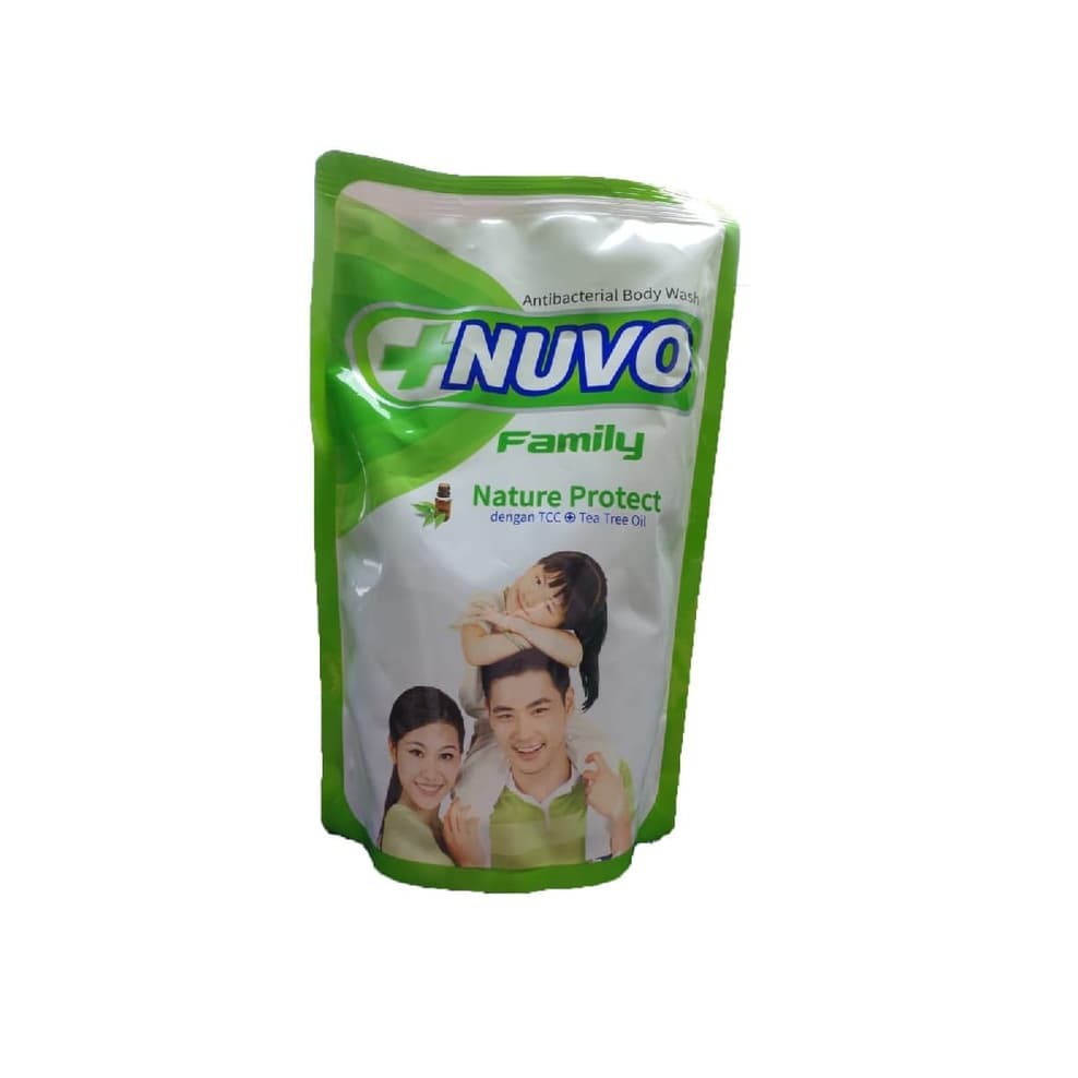 NUVO Body Wash Refill 450ml BPOM ORIGINAL / Nuvo Sabun Mandi Cair Anti Bakteri by AILIN