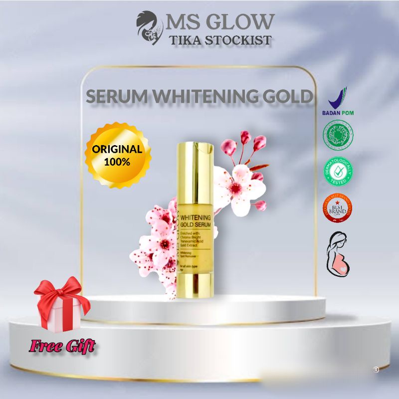 SERUM WHITENING GOLD MS GLOW / SERUM MS GLOW / SERUM UNTUK FLEK