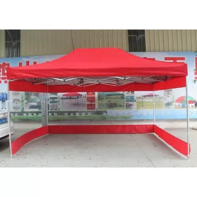 Tenda Lipat 3X6 Ket Besi 1.2 Mm Pakai Full Dinding 3Sisi