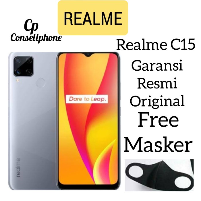 Realme C15 4/64 Garansi Resmi