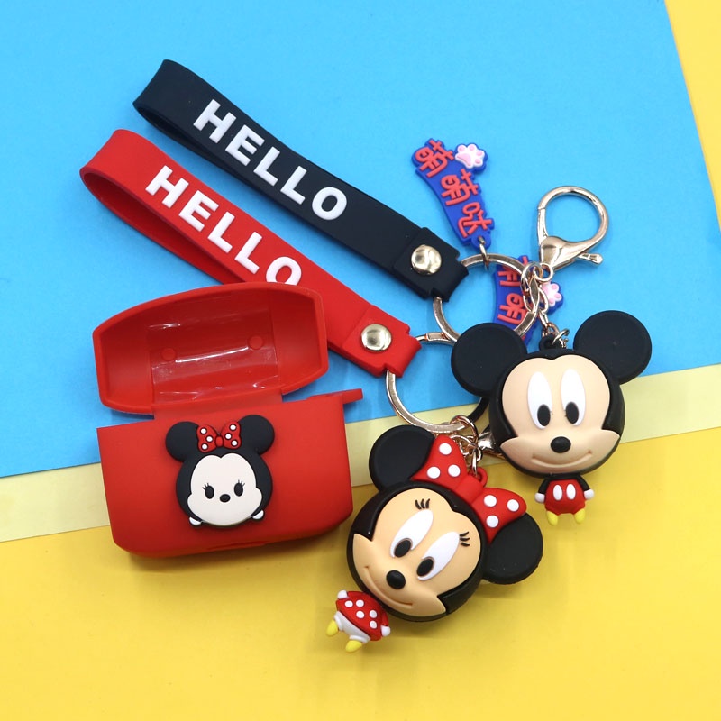 Jabra 75t Casing Pelindung headset Bluetooth 65T Bahan Silikon Motif Kartun Mickey Minnie Mouse