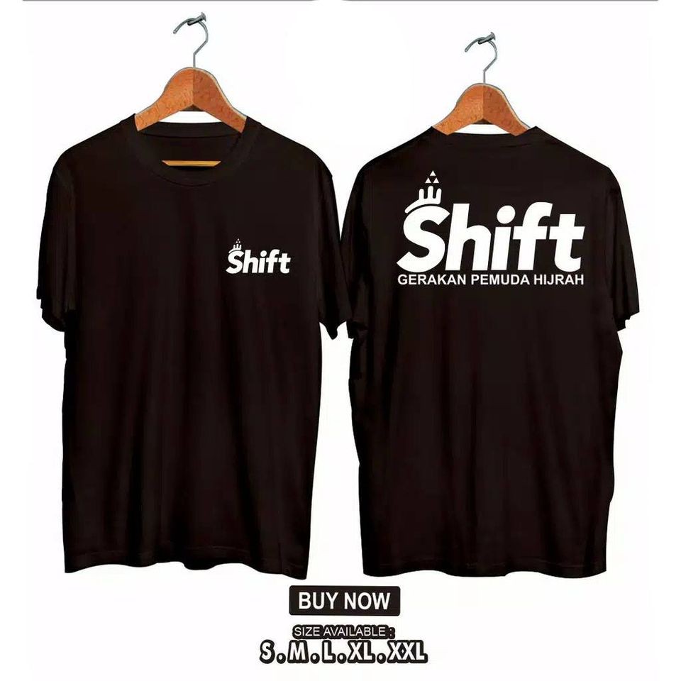 kaos distro shift gerakan pemuda hijrah / baju gerakan pemuda hijrah shift
