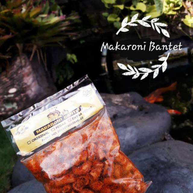 

Makaroni bantet rasa ekstra pedas 70gr