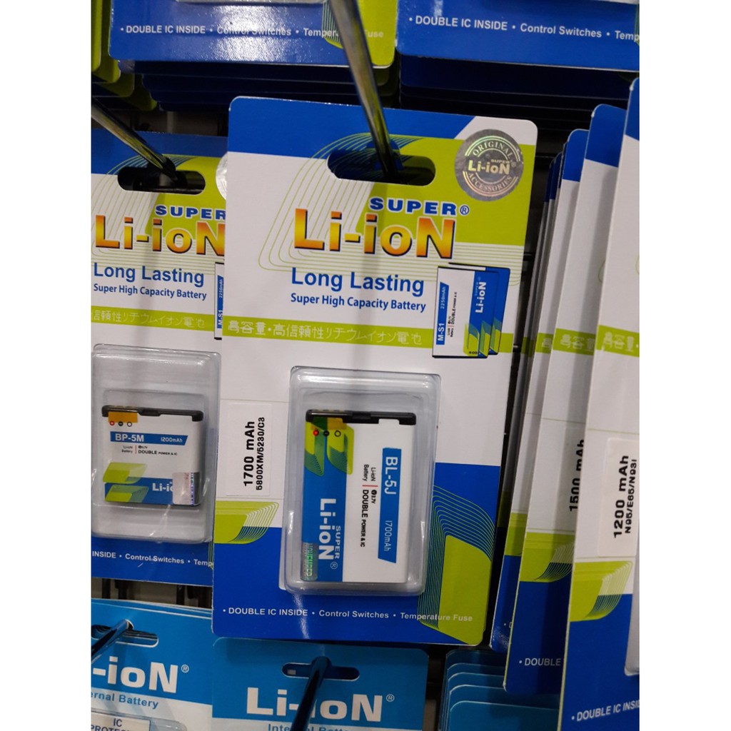 promo Batre Baterai Nokia BL-5J Super Li-ioN Super Dobel Power Batterai Battery Battre Hp Handphone