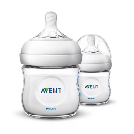 Botol Susu Philips Avent Natural dengan Niple Lembut &amp; Lentur BPA Free 125ml &amp; 260ml