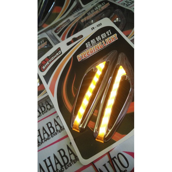 Side Marker Light, Lampu Sein Led Samping Mobil Kuning