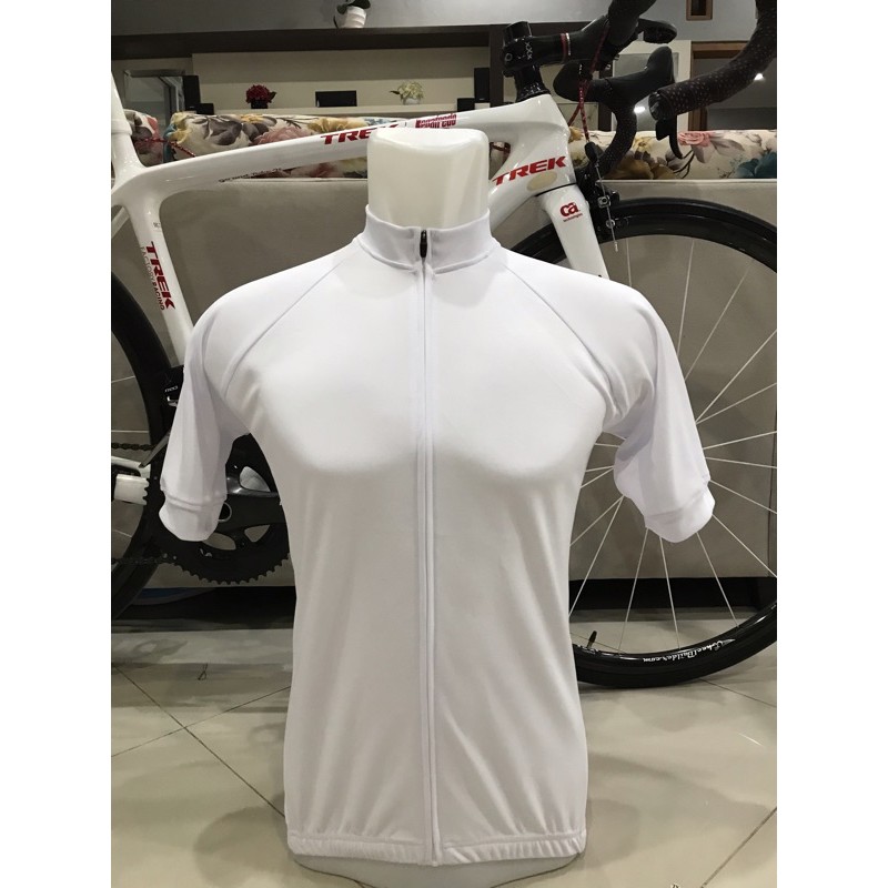 jersey roadbike putih