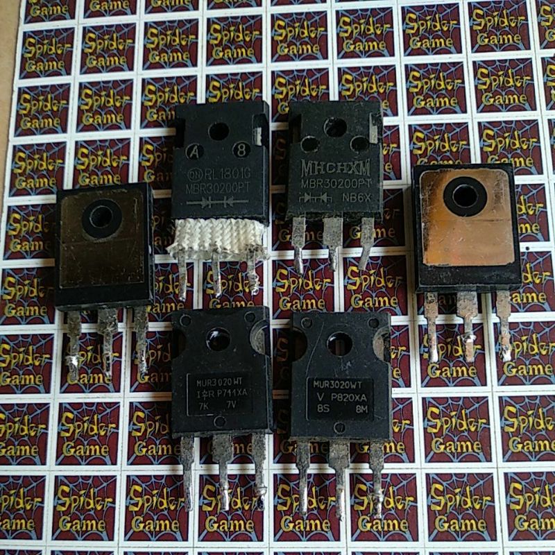 Dioda MBR / MUR3020 2x15a 200v Dioda kaki 3