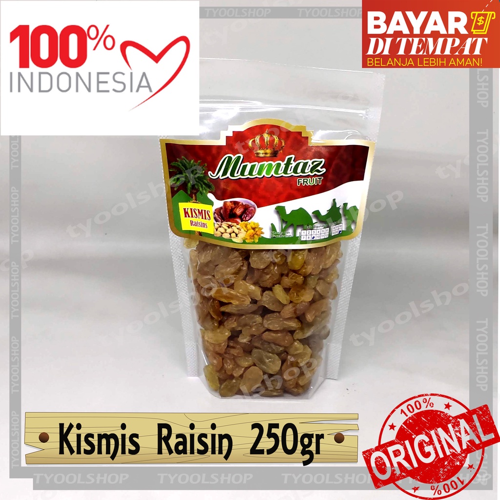 

Kismis Raisin Mumtaz Manis Asam Anggur Kering 250gr