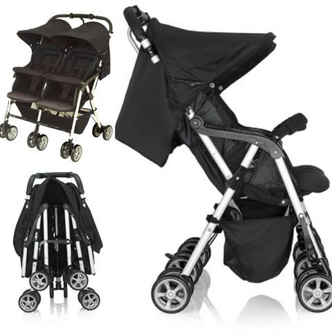 Stroller Combi Spazio Duo Compact-2-Go Black