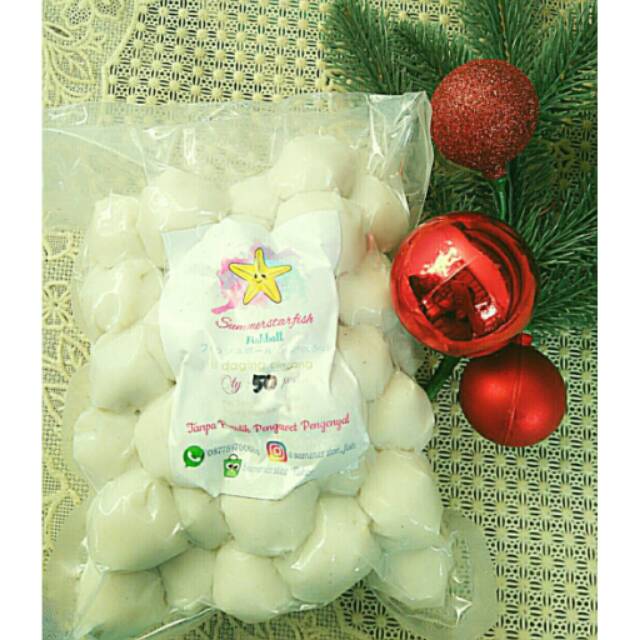 

Fishball Bakso Ikan (Hiewan) Isi Daging Cincang | 1pac isi 50 pcs