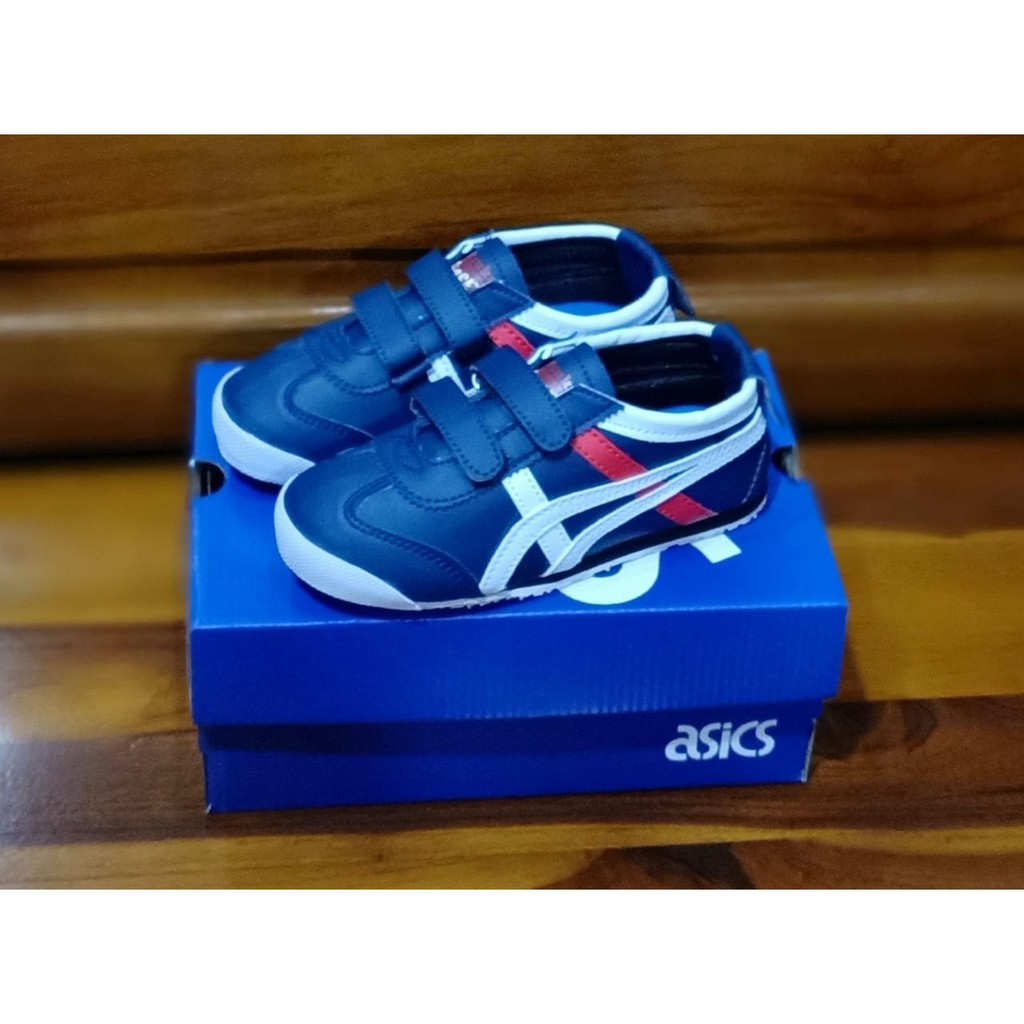 Sepatu anak Sneakers Termurah Terbaru Fasion Import olahraga Tk navy Putih laki laki &amp; Perempuan COD