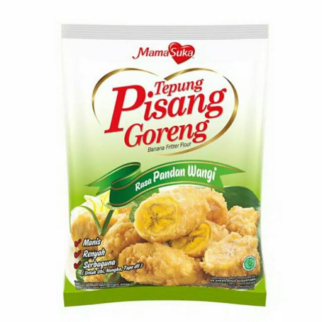 

Tepung bumbu pisang goreng rasa Pandan Wangi 225gr