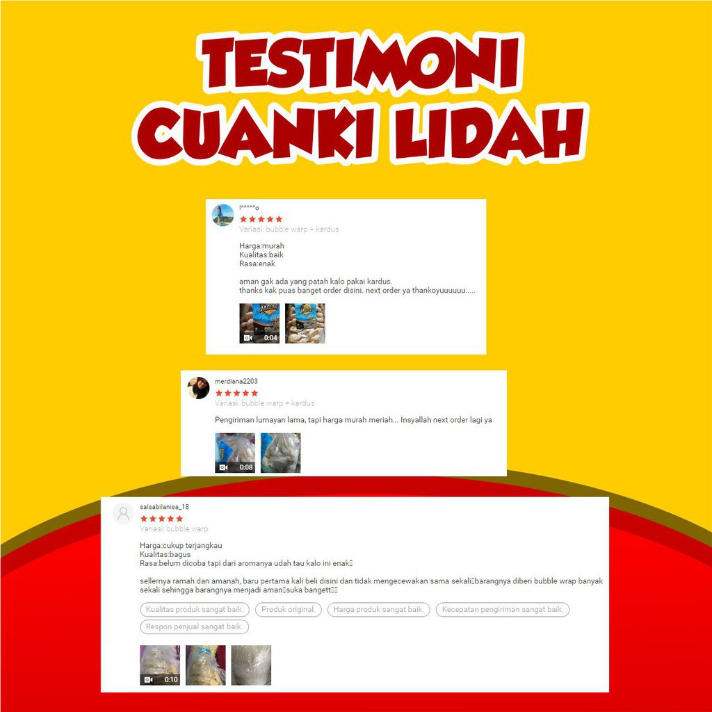 (COD) CUANKI LIDAH 100Biji TERMURAH TOPING SEBLAK BOCI CUANKI KERING KHAS GARUT ISI SEBLAK INSTAN