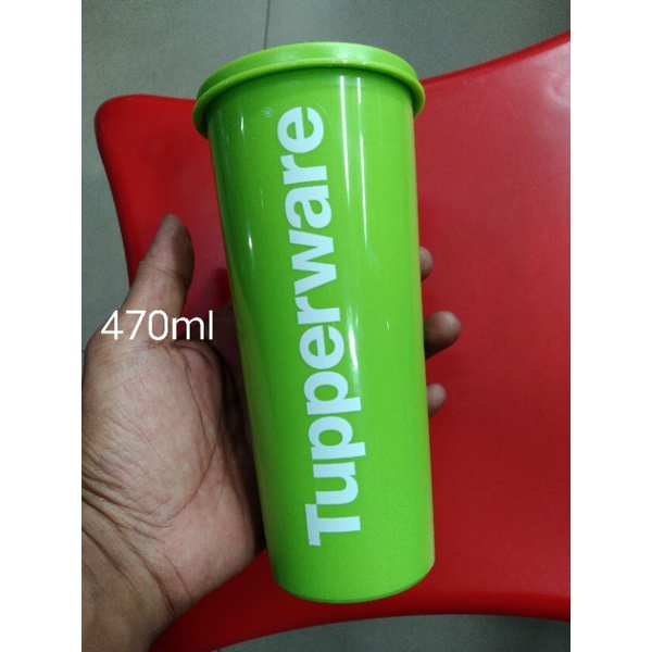 botol gelas air minum tupperware asli