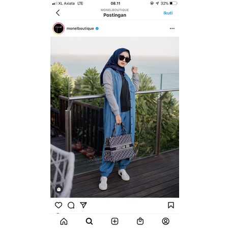 setelan monel masih new with tag