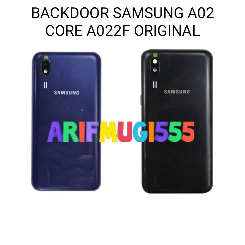 BACKDOOR BACK DOOR KESING CASING HOUSING TUTUP BELAKANG SAMSUNG GALAXY A02 CORE A022F ORIGINAL